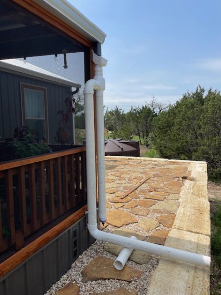 Tri-County Guttering Waco, Texas Rainwater Harvesting System Installs