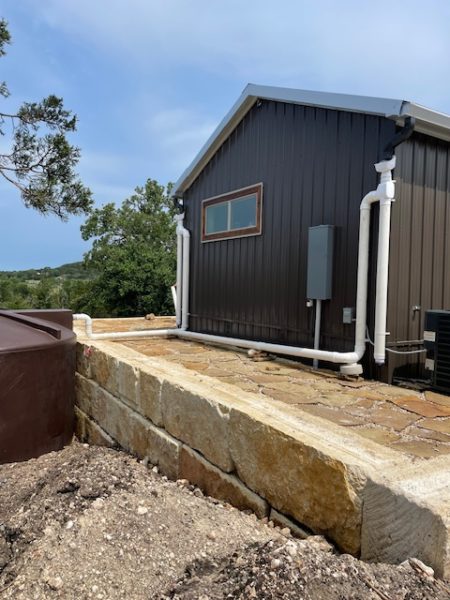 Tri-County Guttering Waco, Texas Rainwater Harvesting Installation